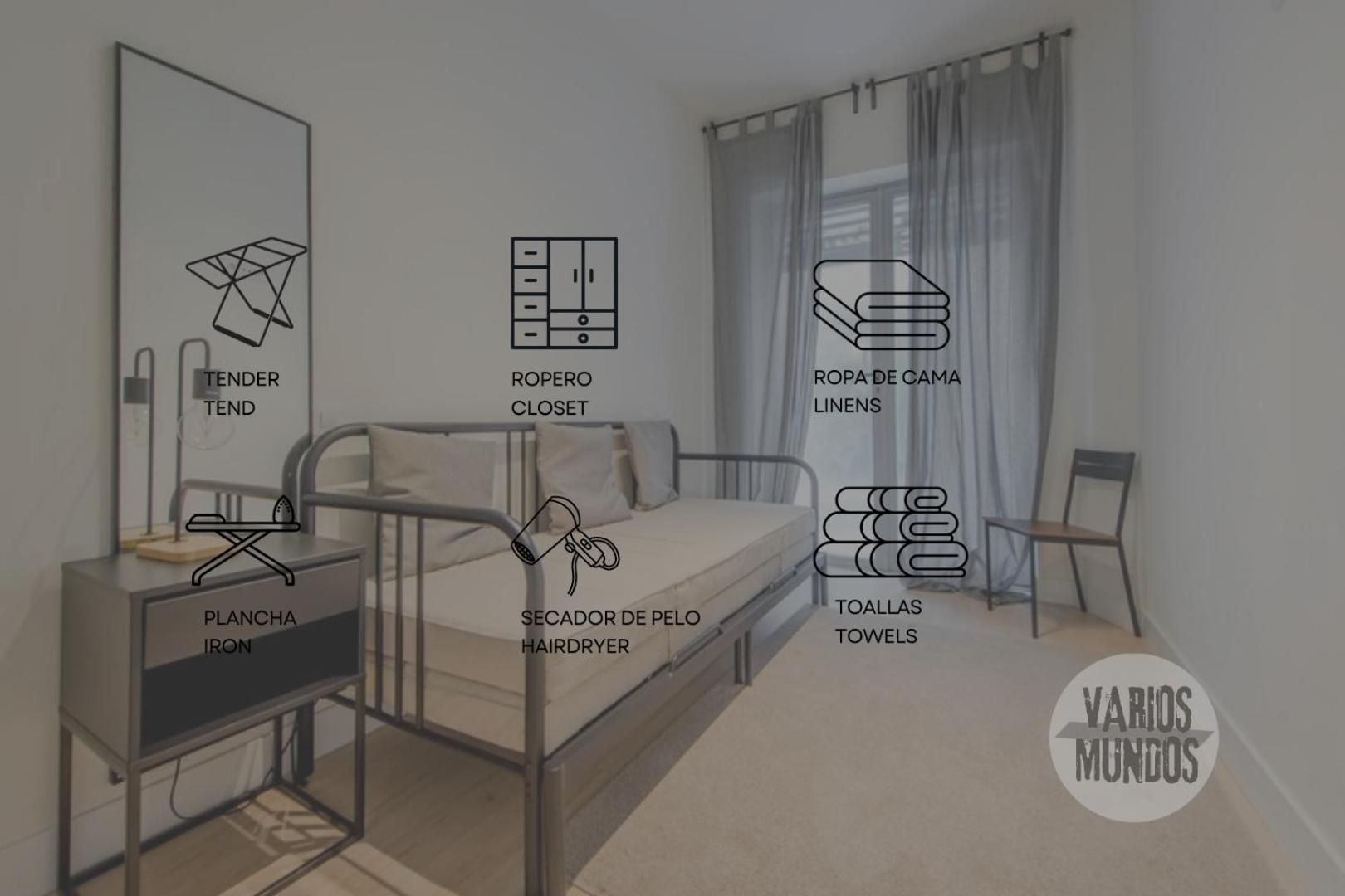 Nuevo Apt Para 7 Pax En Malasana - Gran Via E1 Lejlighed Madrid Eksteriør billede
